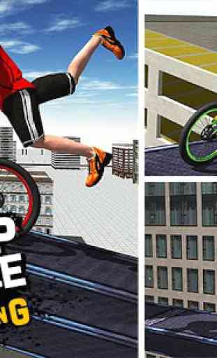 Rooftop Bicycle Stunt & Racing 4