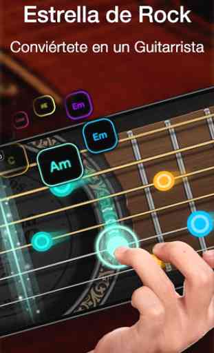 Simulador de guitarra con ritmo libre y juegos 1
