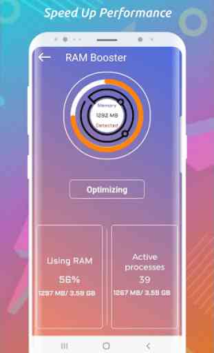 Speed ​​Booster & Space Cleaner Optimizador de RAM 3