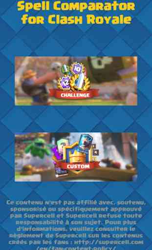 Spell Comparator Clash Royale 1