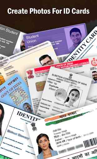 Tamaño del pasaporte de la India Foto Visa Pan 3