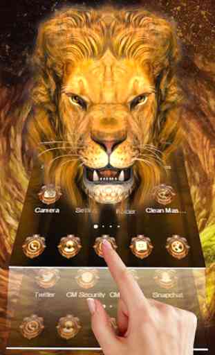 Tema de oro rey león 3D 1
