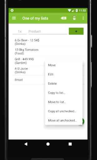 The shopping list - With shared shopping lists 4