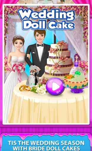 Wedding Doll Cake Maker! Cocinar pasteles nupciale 1