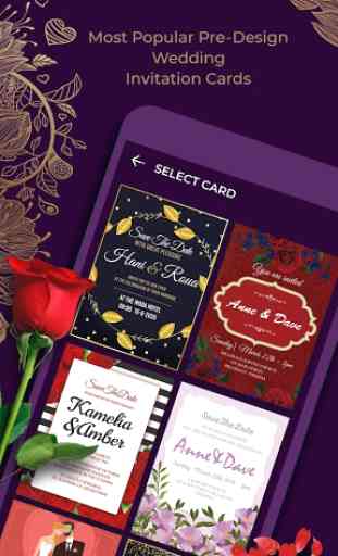 Wedding Invitation Card Maker - Creator (RSVP) 1