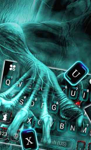 Zombie Skull teclado 2