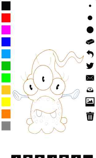 Libro para colorear monstruos para niños: aprender a dibujar un monstruo, extraterrestre, ser fantástico y más 2