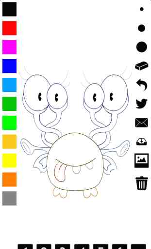 Libro para colorear monstruos para niños: aprender a dibujar un monstruo, extraterrestre, ser fantástico y más 3