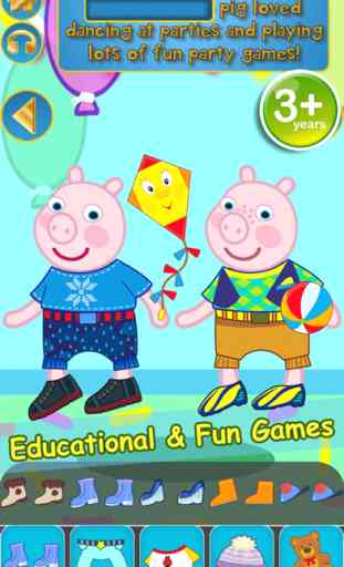 My Interactive Happy Little Pig Story Book Dress Up Time Game - Free App 2