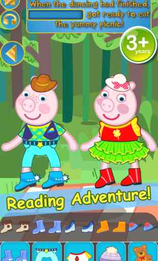 My Interactive Happy Little Pig Story Book Dress Up Time Game - Free App 3