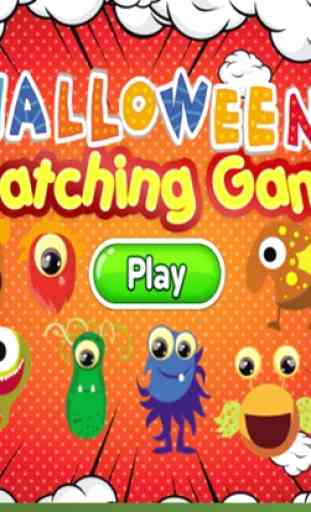 Monster Matching Pair Remember Halloween for Kids 4