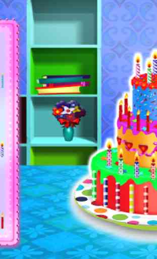 Torta de cumpleaños decoración 3
