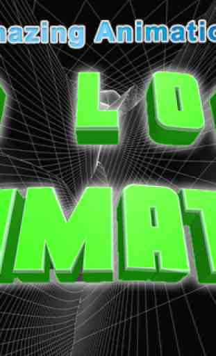 3D texto Animado-3D animaciones logotipo 1