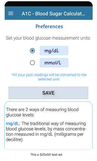 A1C calculadora de glucosa rastreador diabetes app 4
