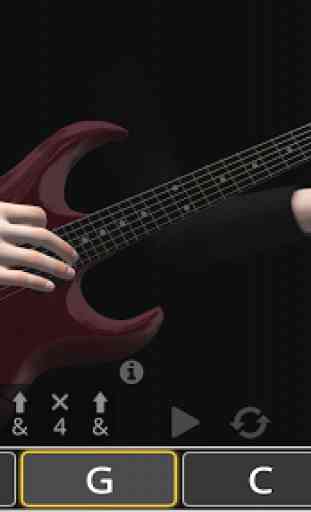 Acordes Básicos de Guitarra en 3D -Basic Chords 3D 2