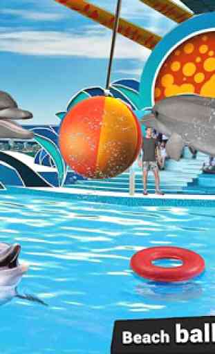 Agua parquet delfín espectáculo agua mundo delfín 4