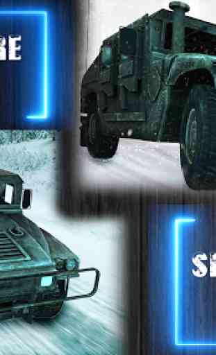 Army Jeep: juego de manejo de carga 1