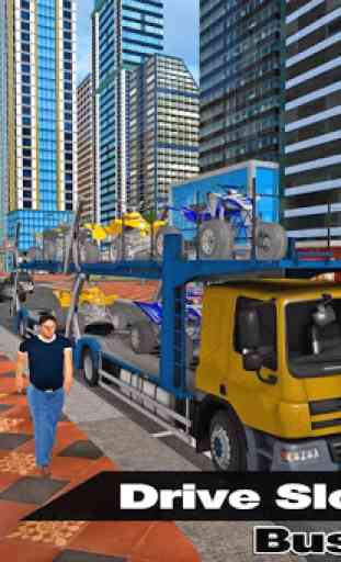 Atv Quad Moto 3D Transport: Truck Drive Simulator 2