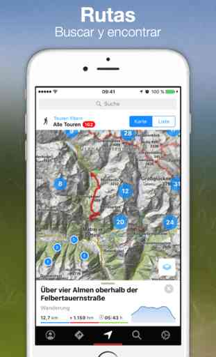 bergfex rutas y tracking GPS 1