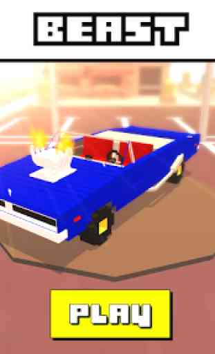 Blocky Car Racer 4