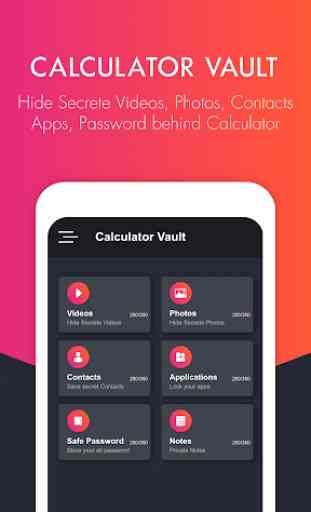 Calculator Vault: Secrete Photo, Video & Password 1