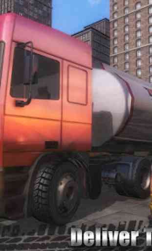 Camión de transporte de carga de petróleo 2