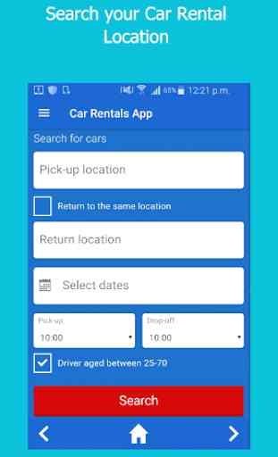 Car Rentals App 1