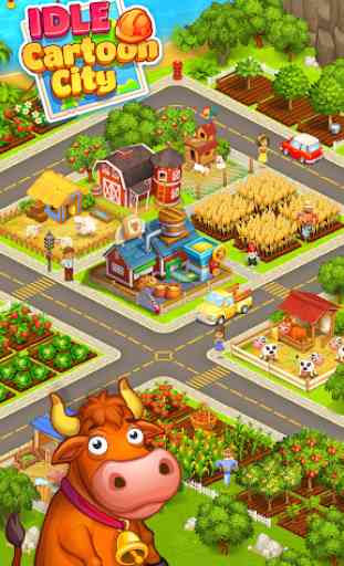 Cartoon city: granja y ciudad 3
