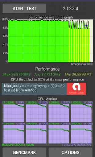 CPU Throttling Test 2