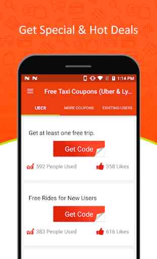 Cupones de taxi gratis para Uber Cab 3