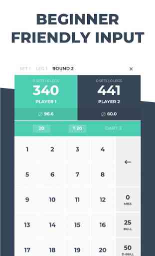 Darts Scorer 180 - Darts Scoreboard App 2