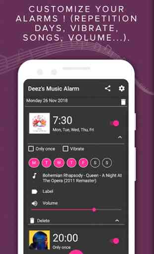 Deez's Music Alarm - Despertador Musical Gratuito 1