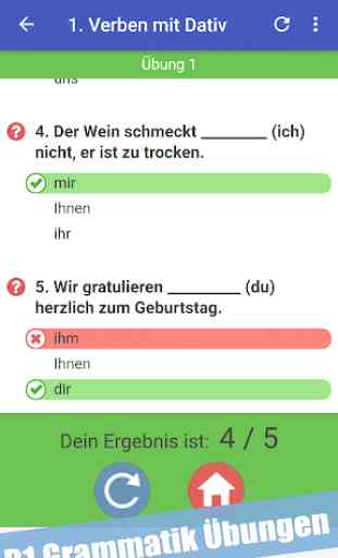 Deutsch Lernen B1 Grammatik Übungen 4