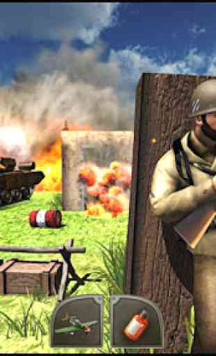 Español mundo guerra juego de tiro : fuego libre 2