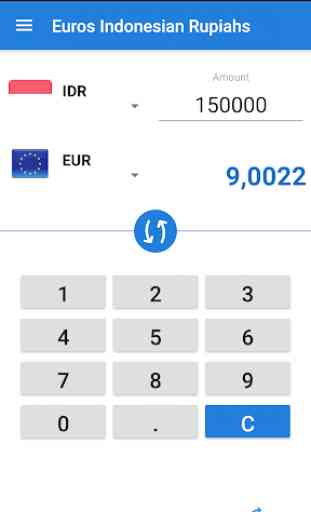 Euro a Rupia de Indonesia / EUR a IDR 1