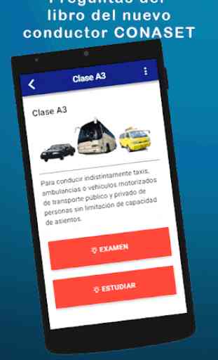 Examen de conducir Chile: licencia Clase B Conaset 3