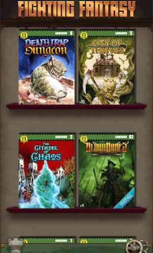 Fighting Fantasy Classics – text based story game 1