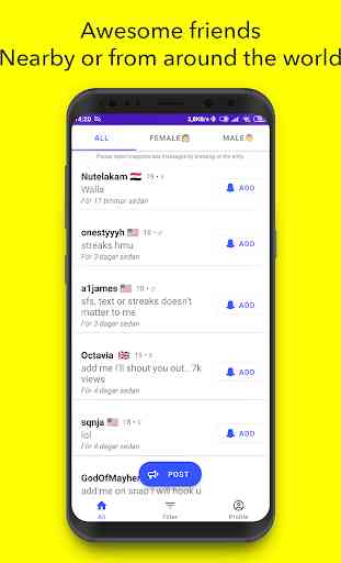 FindFriends - Consigue amigos para Snapchat 2