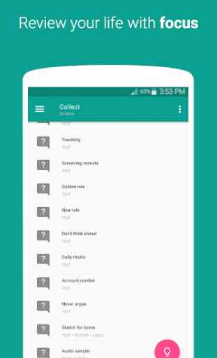 finot - a dedicated GTD® app 2