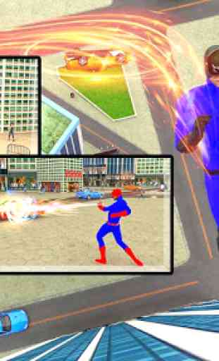 Flash speed hero: juegos de simulador de crimen 2