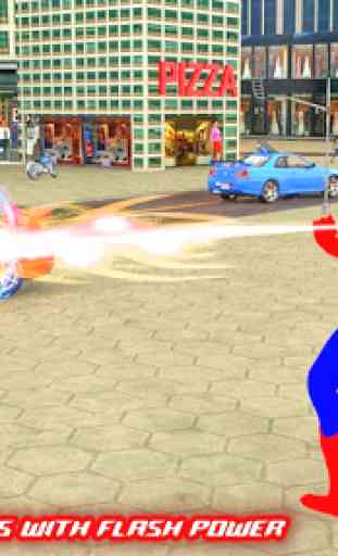 Flash speed hero: juegos de simulador de crimen 3