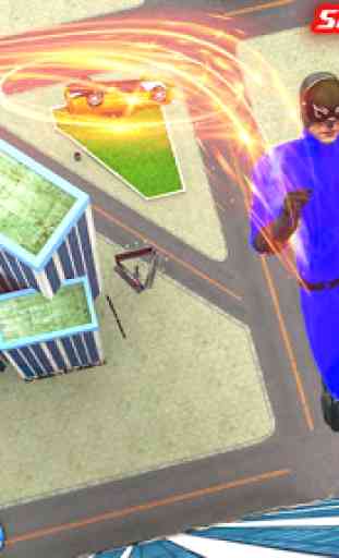 Flash speed hero: juegos de simulador de crimen 4