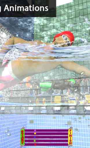 Freestyle Swimming Pool Flip Diving Carreras acuát 1