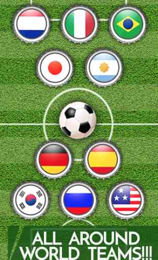 Fútbol chapas – Marcar goles con el dedo 2