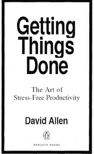 Getting Things Done book PDF 1
