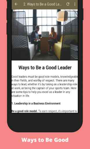 How to Be a Good Leader 3