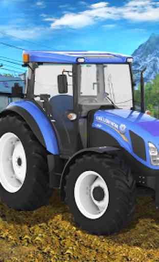 juego de tractor simulador de granja pueblo real 2