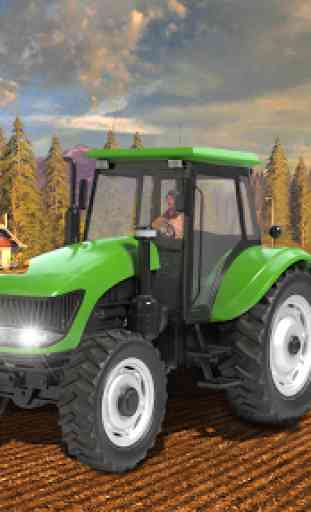 juego de tractor simulador de granja pueblo real 3