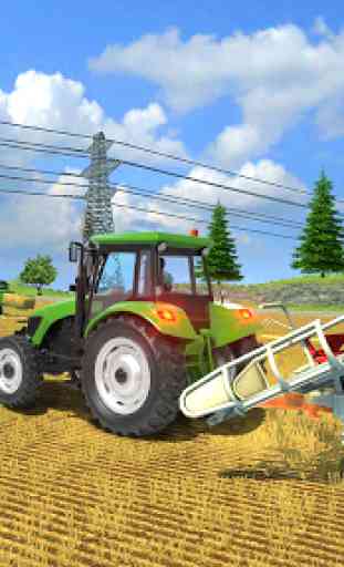 juego de tractor simulador de granja pueblo real 4
