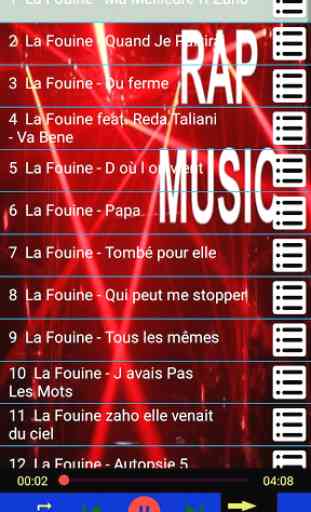 La Fouine canciones sin internet. 3